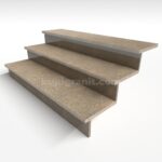 Гранитная ступень Куртинское 1500х350х30 термо